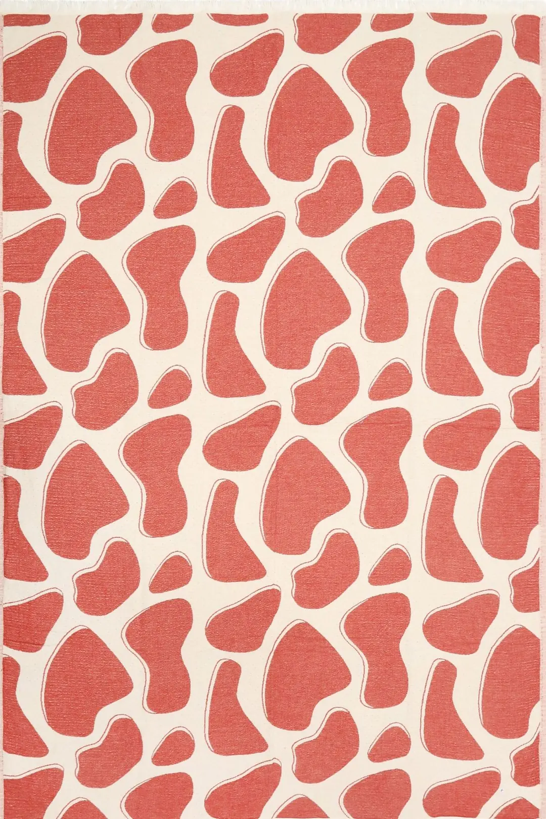 Pebble %100 Pamuk Müslin Jakarlı Throw & Battaniye - Koltuk Şalı 145x210cm