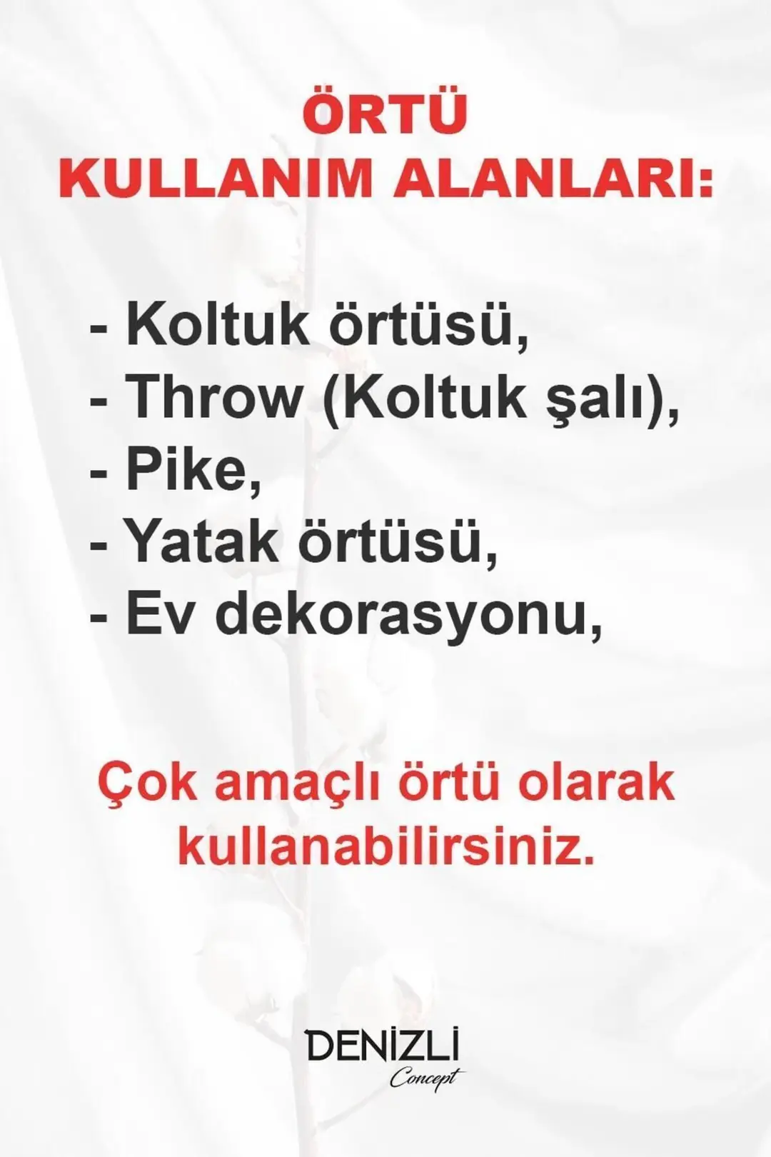 Alinda Çizgili Pamuk Dekoratif  Koltuk Örtüsü 170x230 - Gri