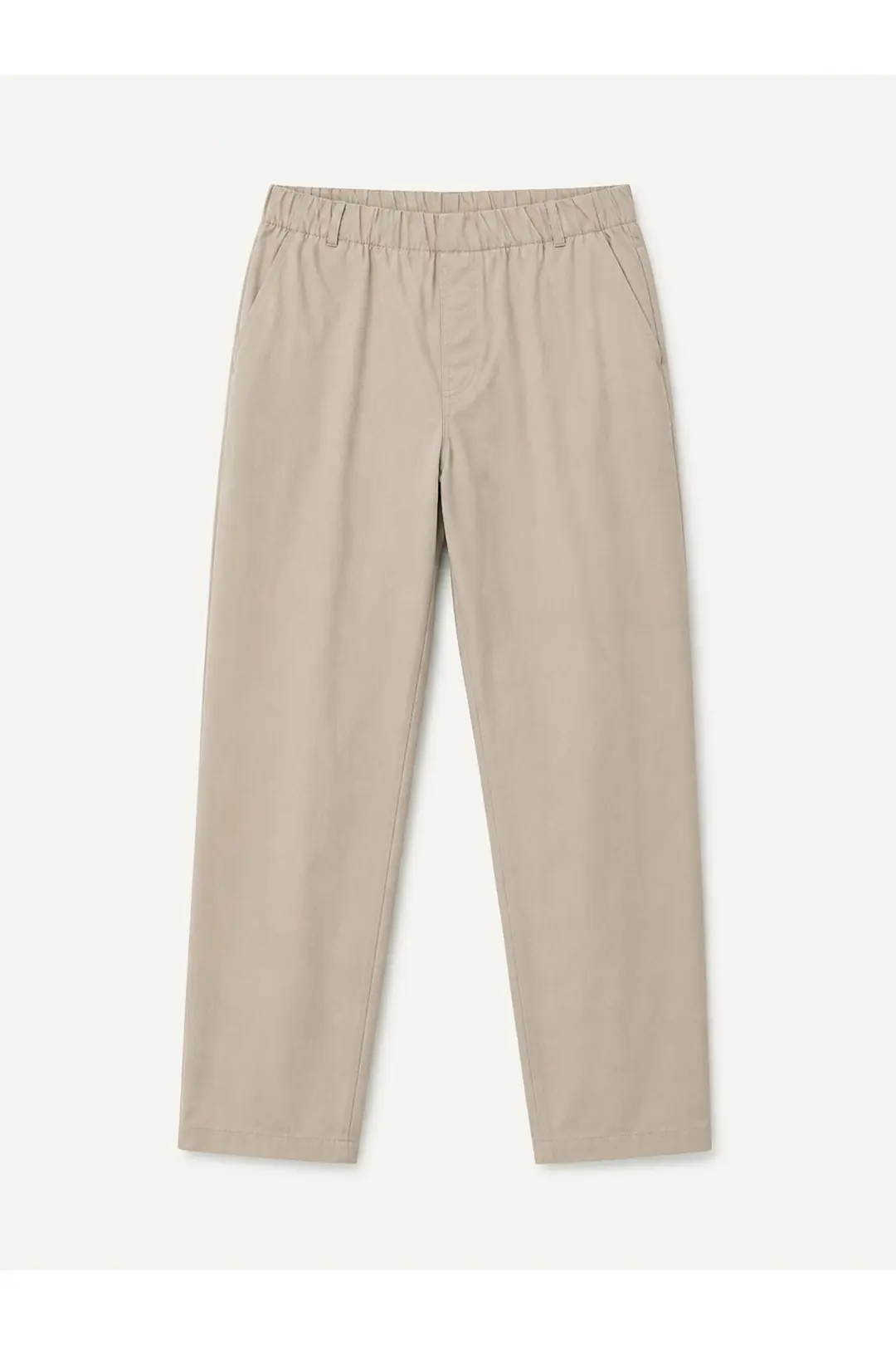 Erkek Lastikli Bel Rahat Kesim Pamuklu Casual Pantolon